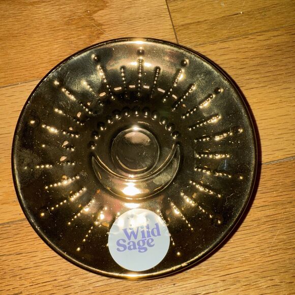 Wild Sage Cassidy Golden Trinket Dish - Picture 1 of 2